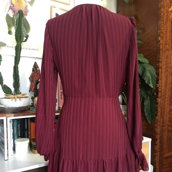 LINI Long Sleeve Ruffled Mini Dress - Picture 3 of 13